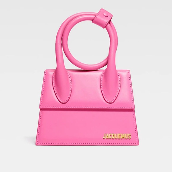 NWT Jacquemus Le Chiquito Noeud bag in pink - Picture 2 of 15